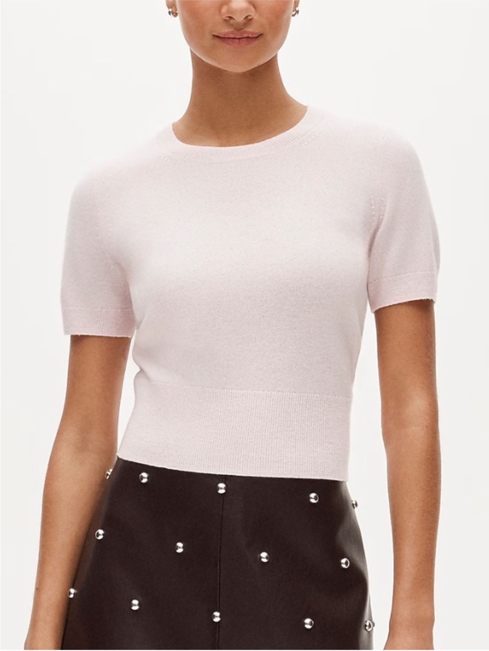 J.Crew Cashmere shrunken T-shirt